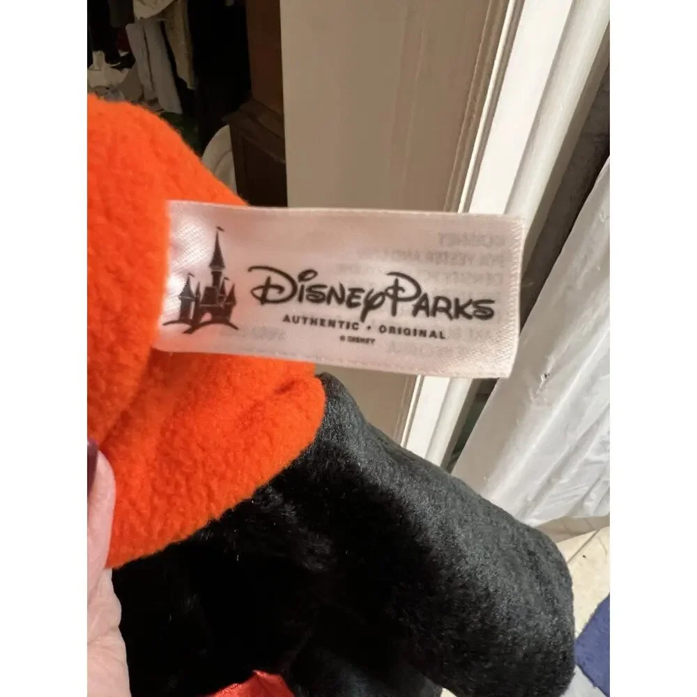 Disney Parks Minnie Mouse Polka dots Bow Plush Hat Ears w Scarf Mittens One Size - Picture 6 of 7